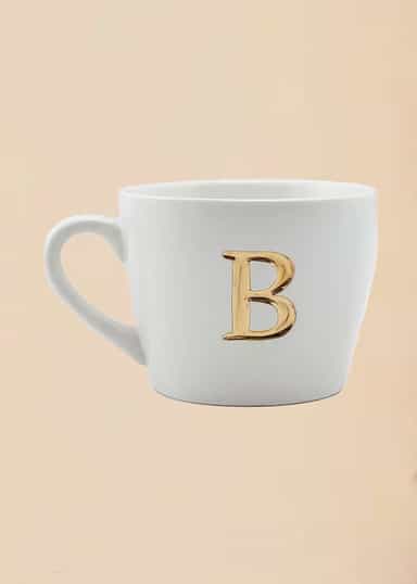 MO1 Mugg med bokstav - B NO - Indiska