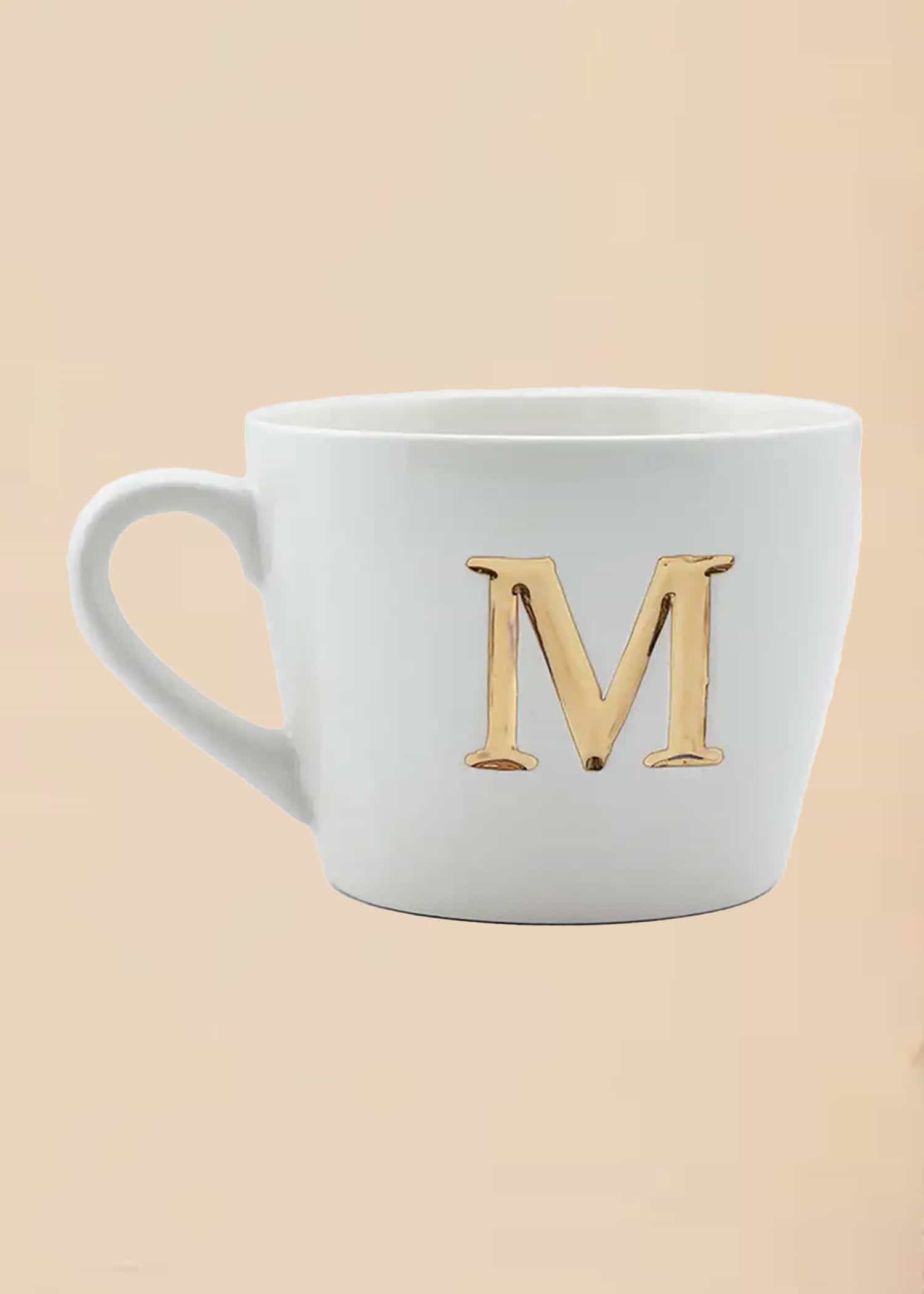 MO1 Mugg med bokstav - M NO - Indiska
