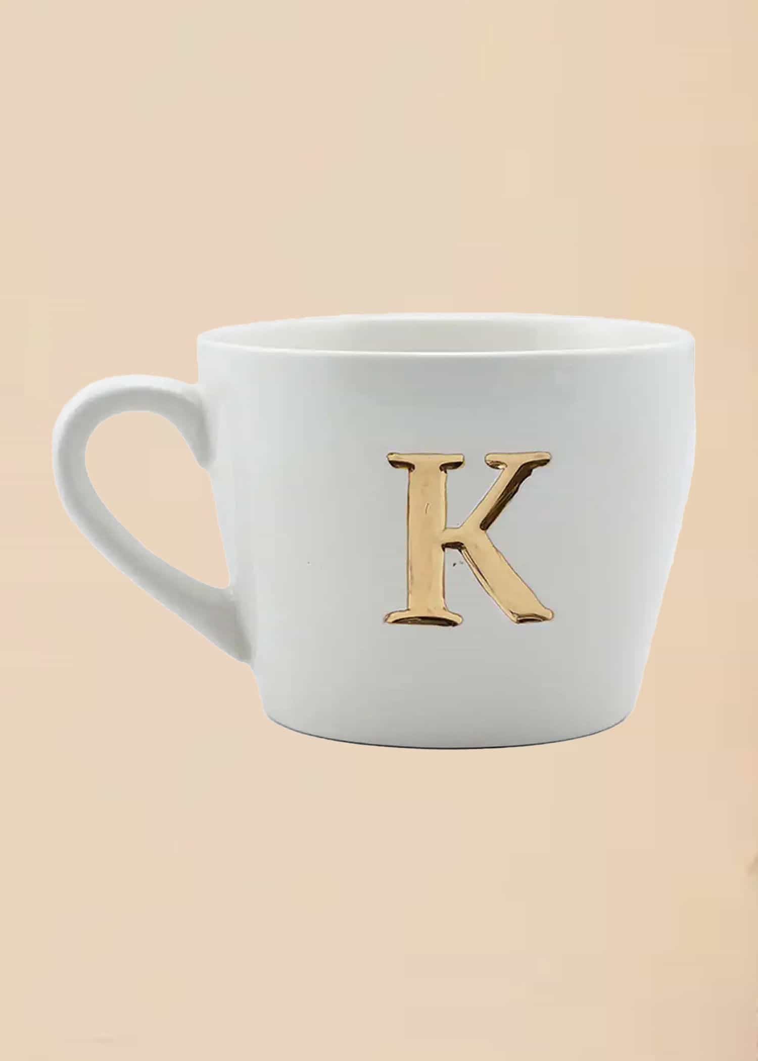 MO1 Mugg med bokstav - K NO - Indiska
