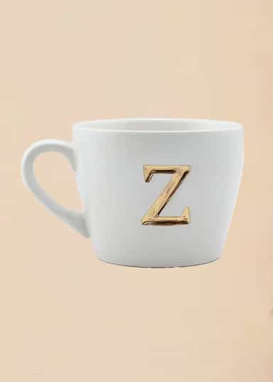 MO1 Mugg med bokstav  - Z NO - Indiska