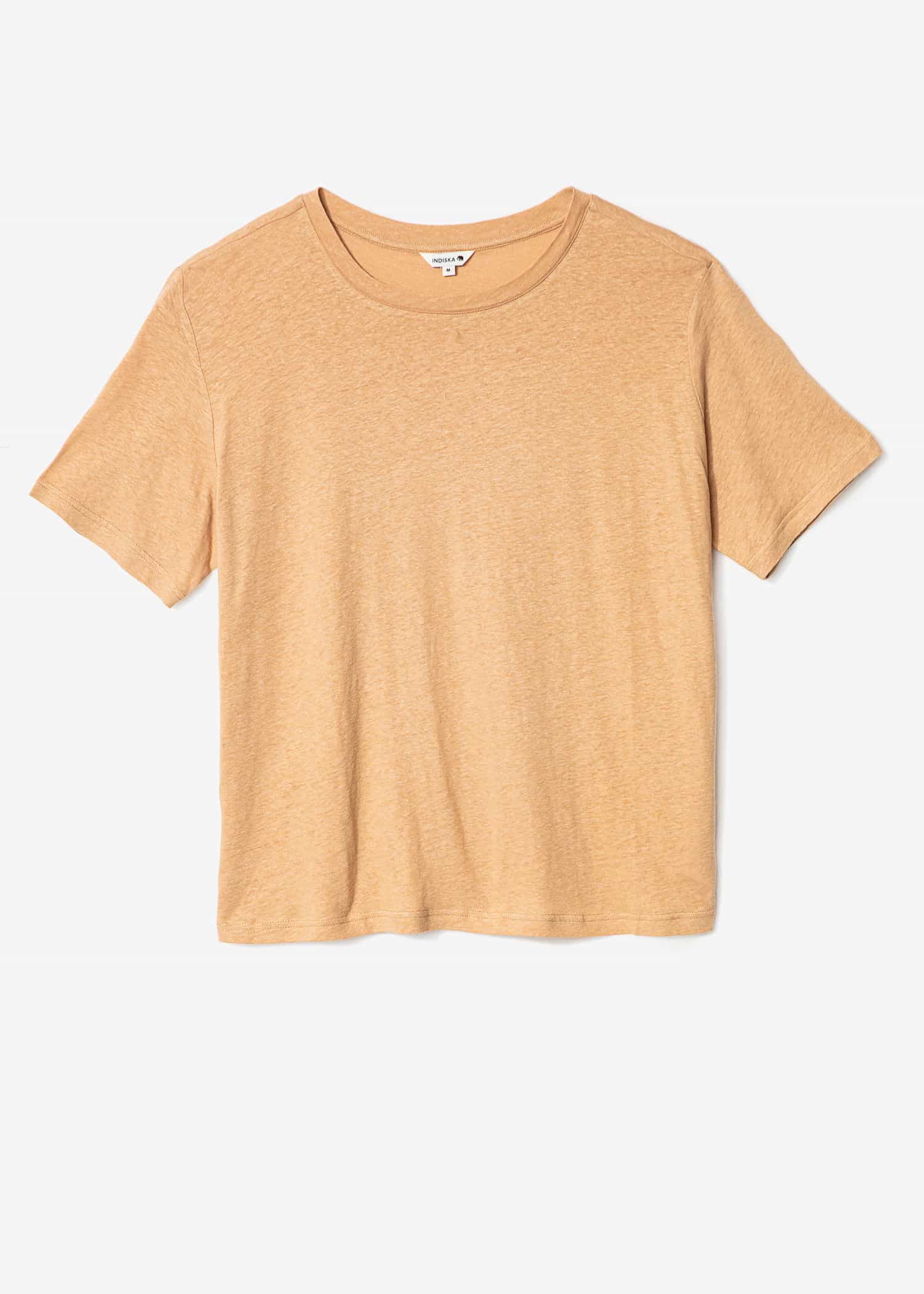 LISA Beige tröja i linblandning - Beige 1 - Indiska