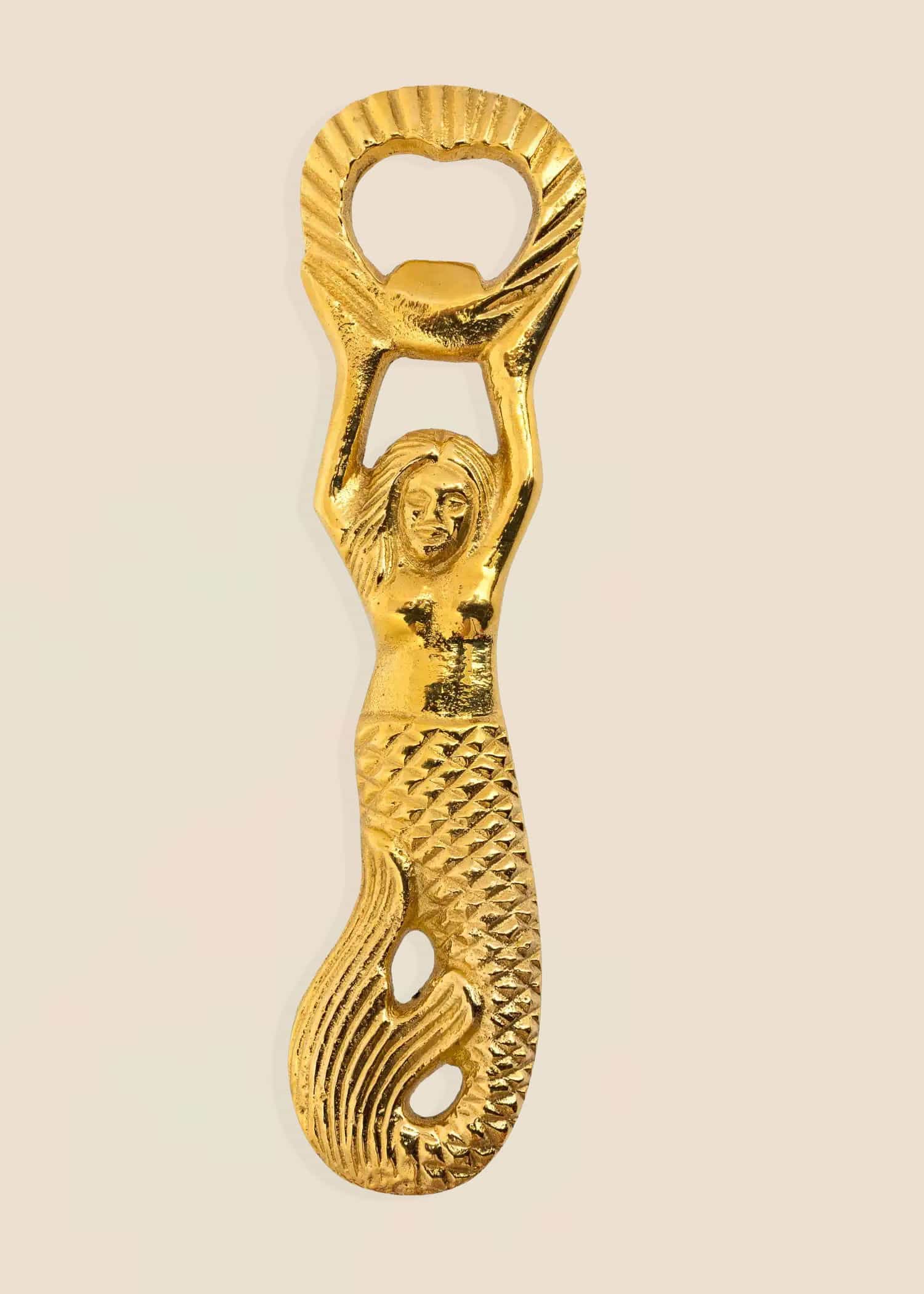 MERMAID Käsin taottu pullonavaaja - Kulta 1 - Indiska