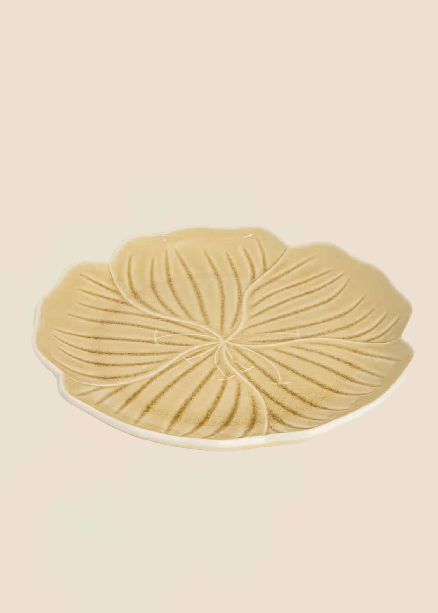 FLOWER Kukkalautanen - Beige 1 - Indiska