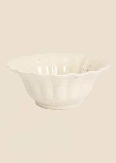 MATHILDA Bølgete, stor bolle - Off White 1 - Indiska