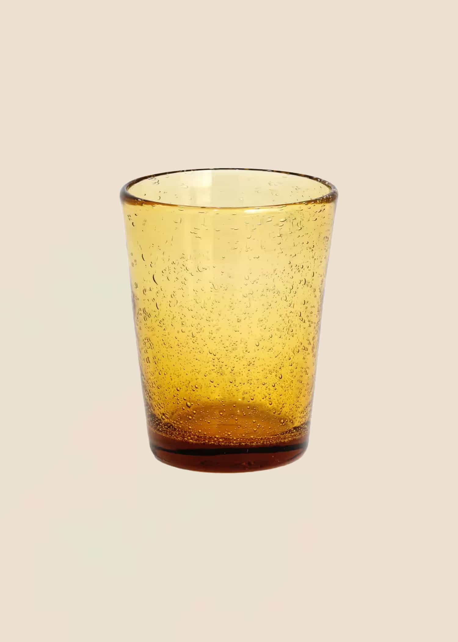 ANVI Glass med bobler - Brun 1 - Indiska