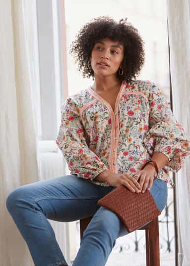WEAVED Vävd läderclutch - Röd 2 - Indiska