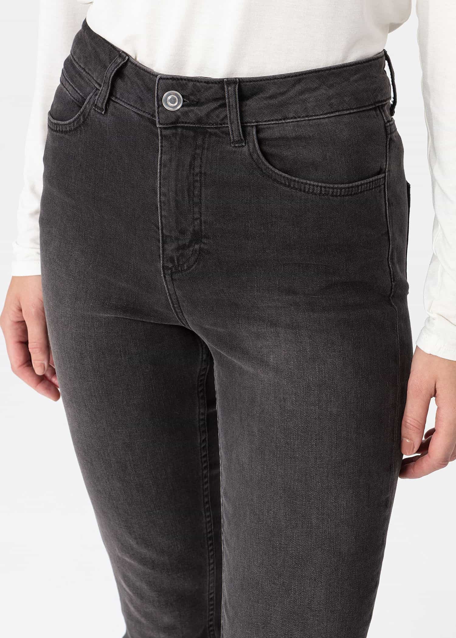 GRACE Smala jeans med stretch - Grå 2 - Indiska