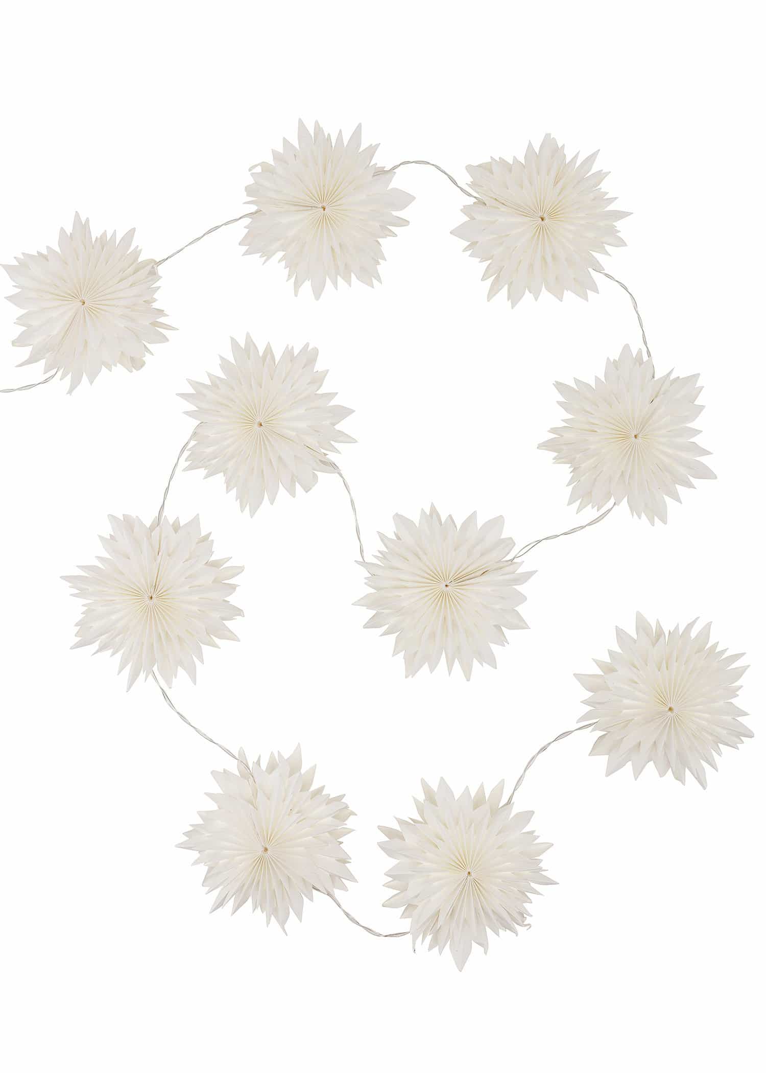 Layer Julelysslynge - Hvit 1 - Indiska