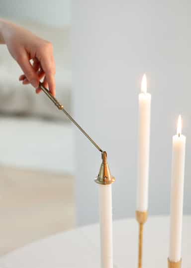 CANDLE Jouluinen kynttilänsammutin - Kulta 4 - Indiska
