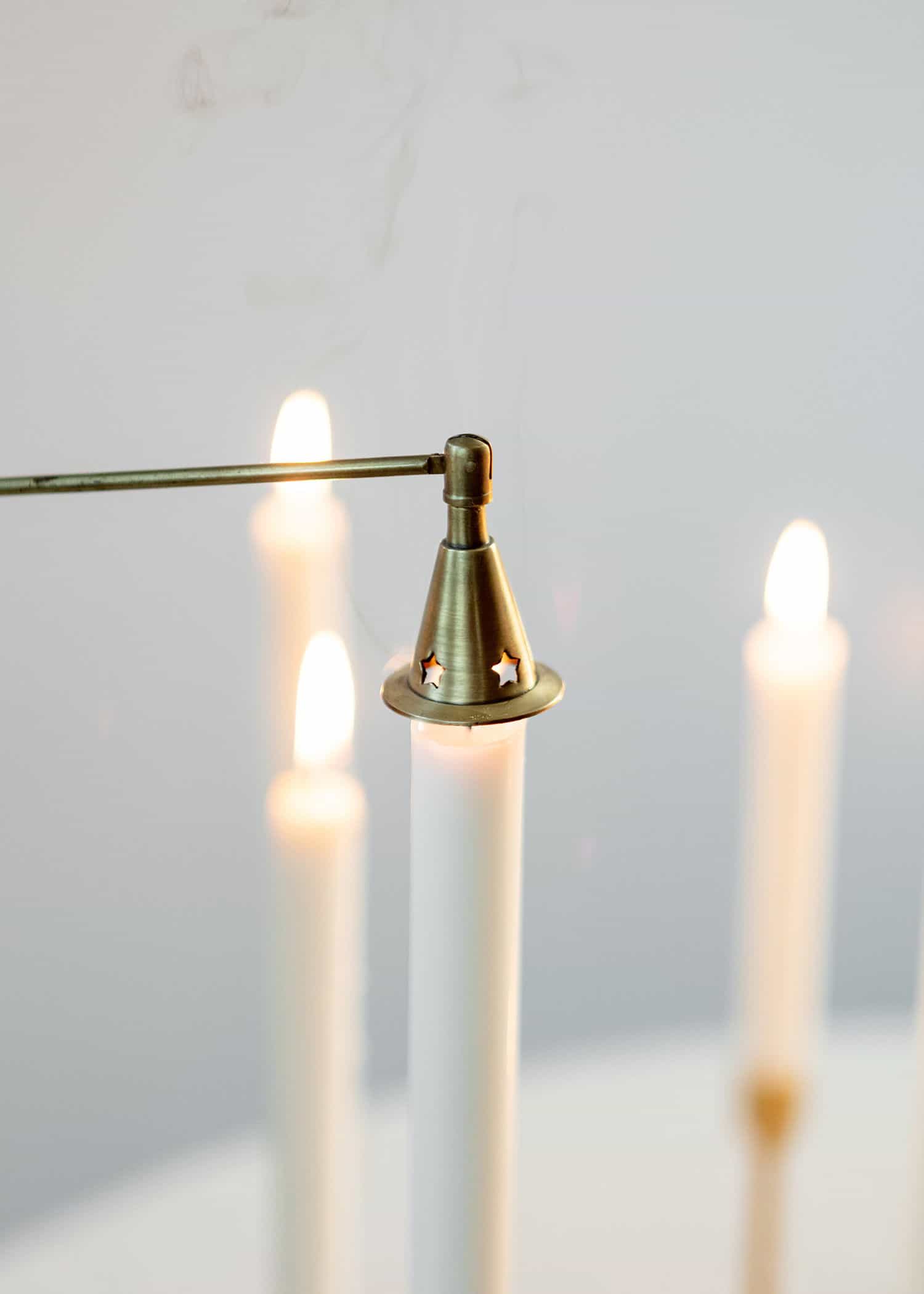 CANDLE Jouluinen kynttilänsammutin - Kulta 3 - Indiska