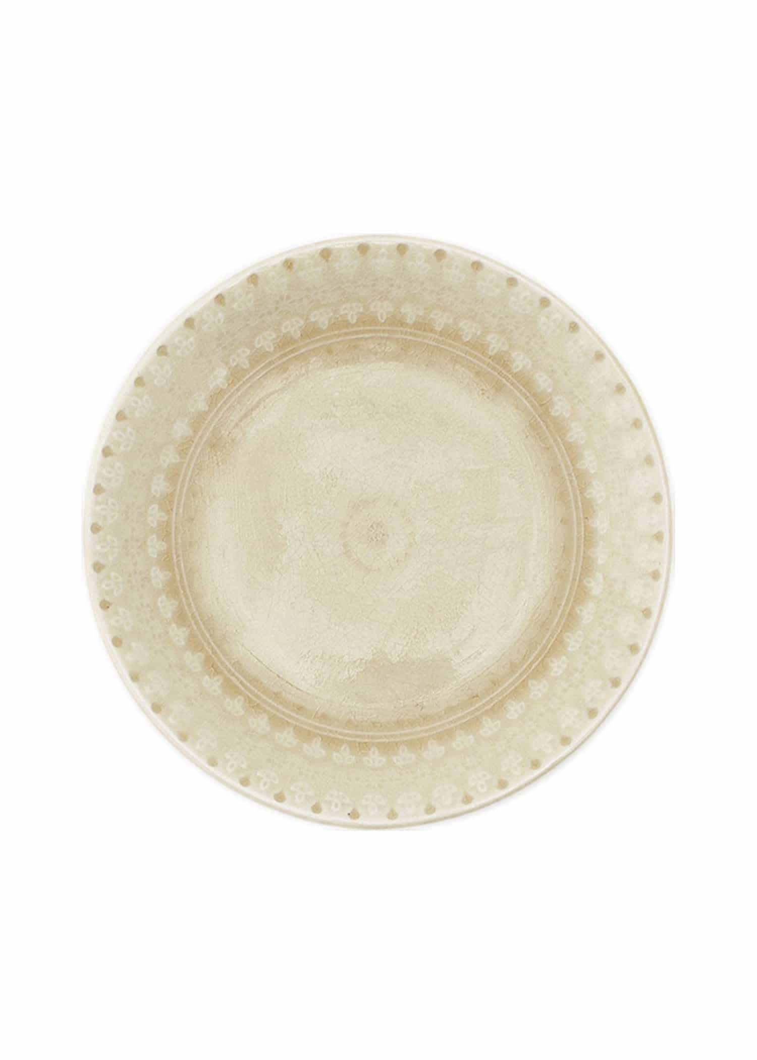 CHENNAI Jälkiruokalautanen kivitavaraa - Beige 1 - Indiska