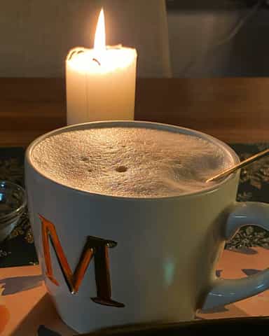 MO4 Mugg med bokstav - M NO - Indiska