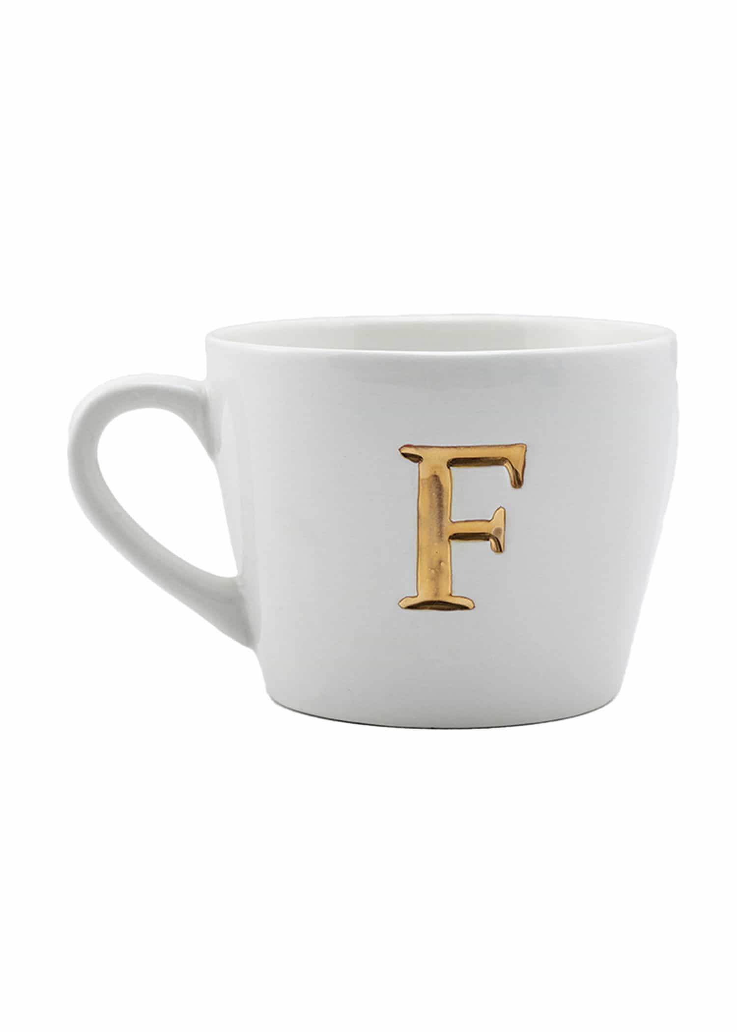 MO1 Mugg med bokstav - F NO - Indiska
