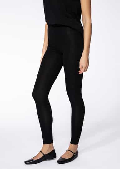 LEGGINGS Svarta leggings - Svart 2 - Indiska