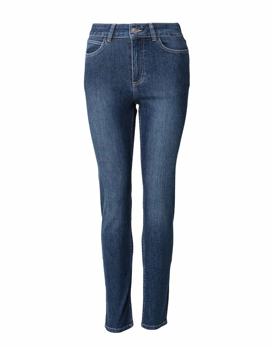 GRACE Blå jeans med stretch - Blå 5 - Indiska