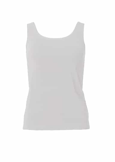 LUNA Elastisk tanktopp - Hvit 4 - Indiska
