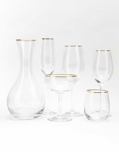 SARRAH Champagneglas i kristall - Multi 4 - Indiska
