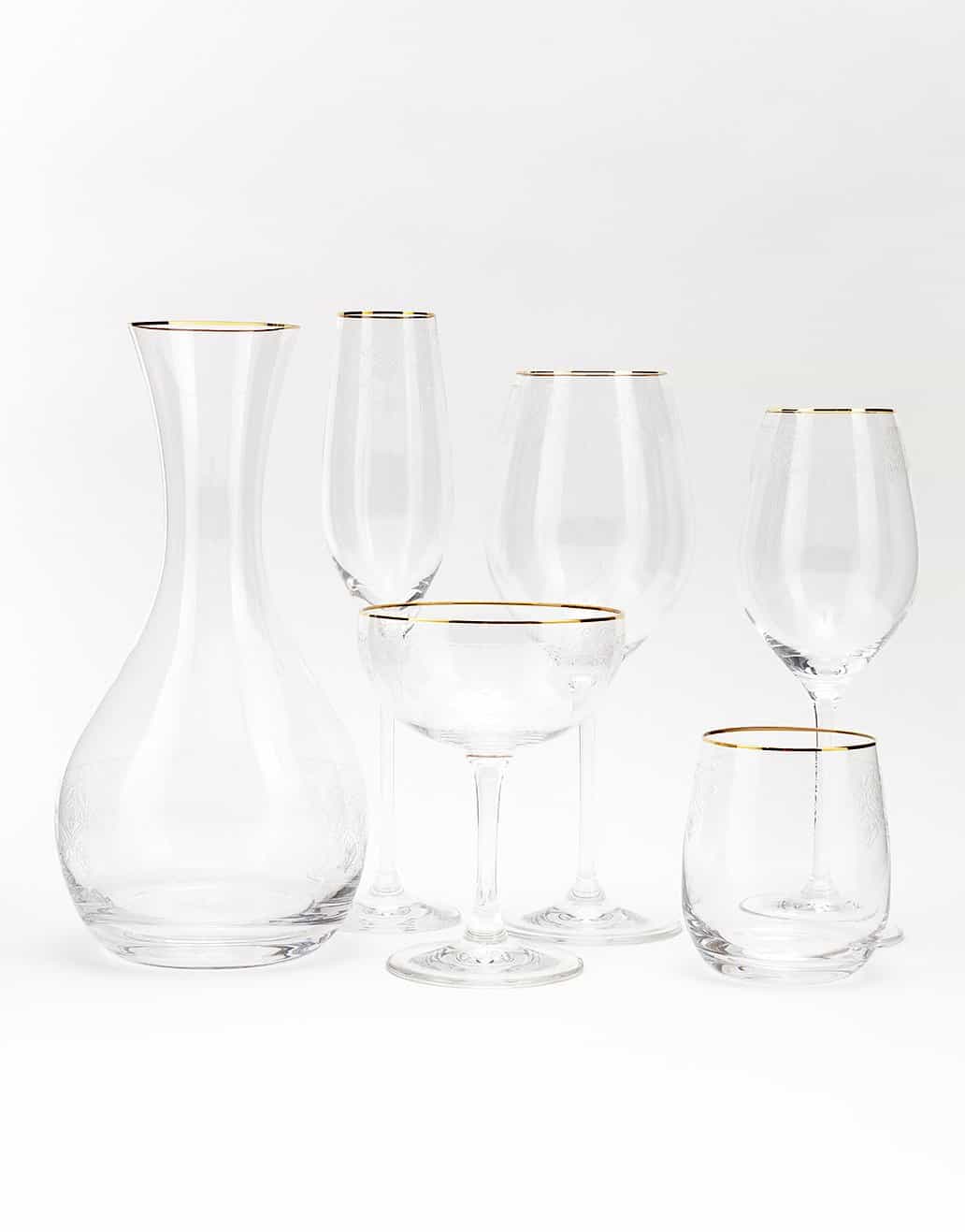 SARRAH Champagneglas i kristall - Multi 4 - Indiska