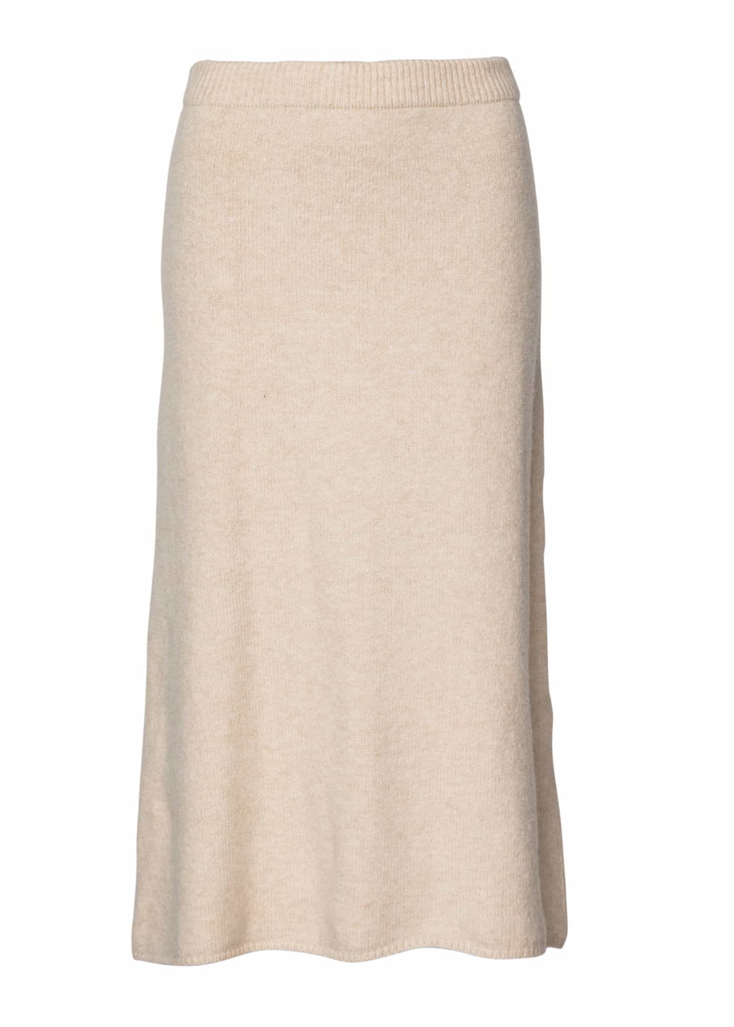 OLIVIA Knitted skirt - Valkoinen 1 - Indiska