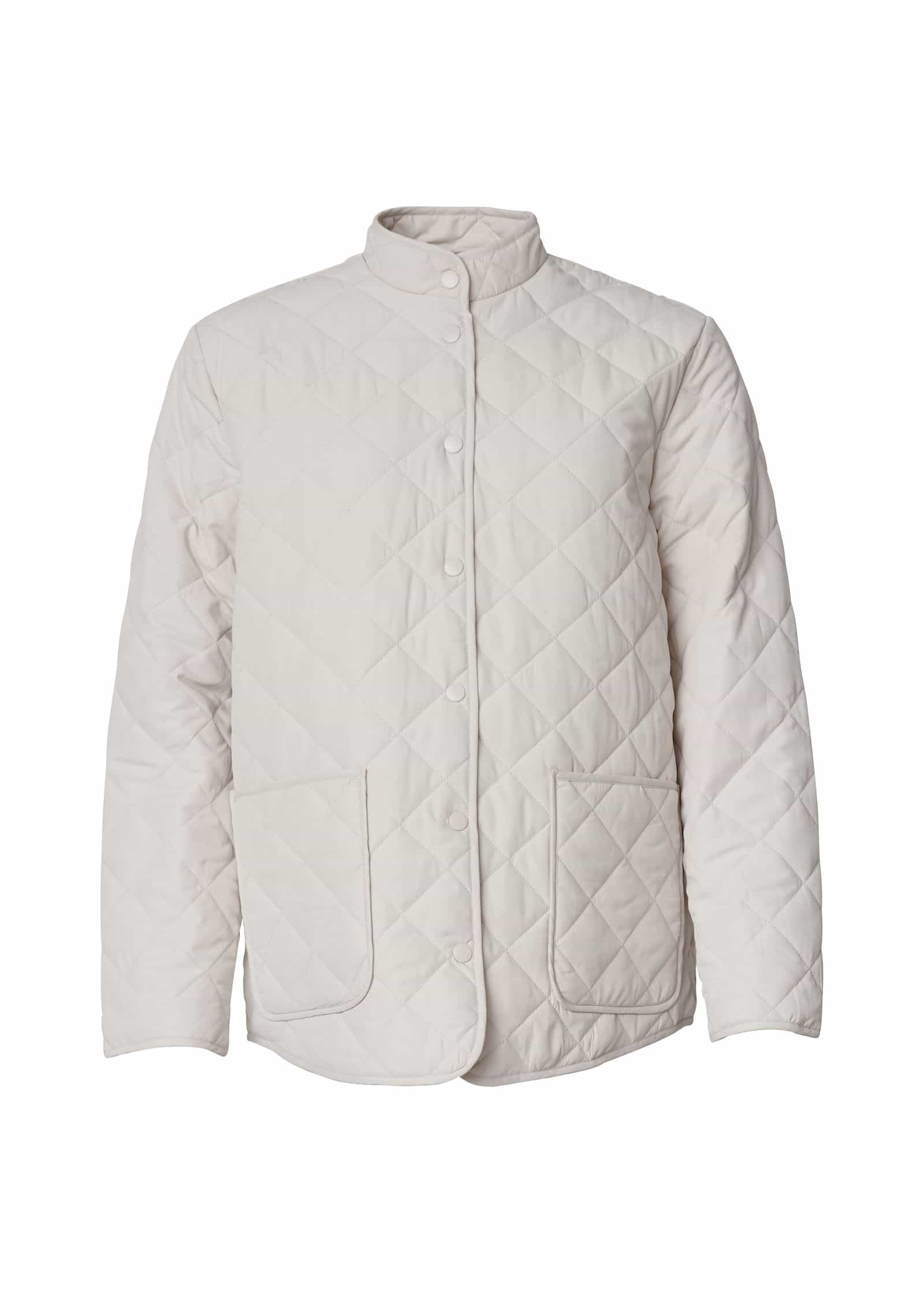 Martina Kort quiltad jacka - Beige 1 - Indiska