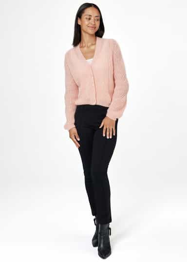 Valentina Rosa kofta i mohairblandning - Rosa 2 - Indiska