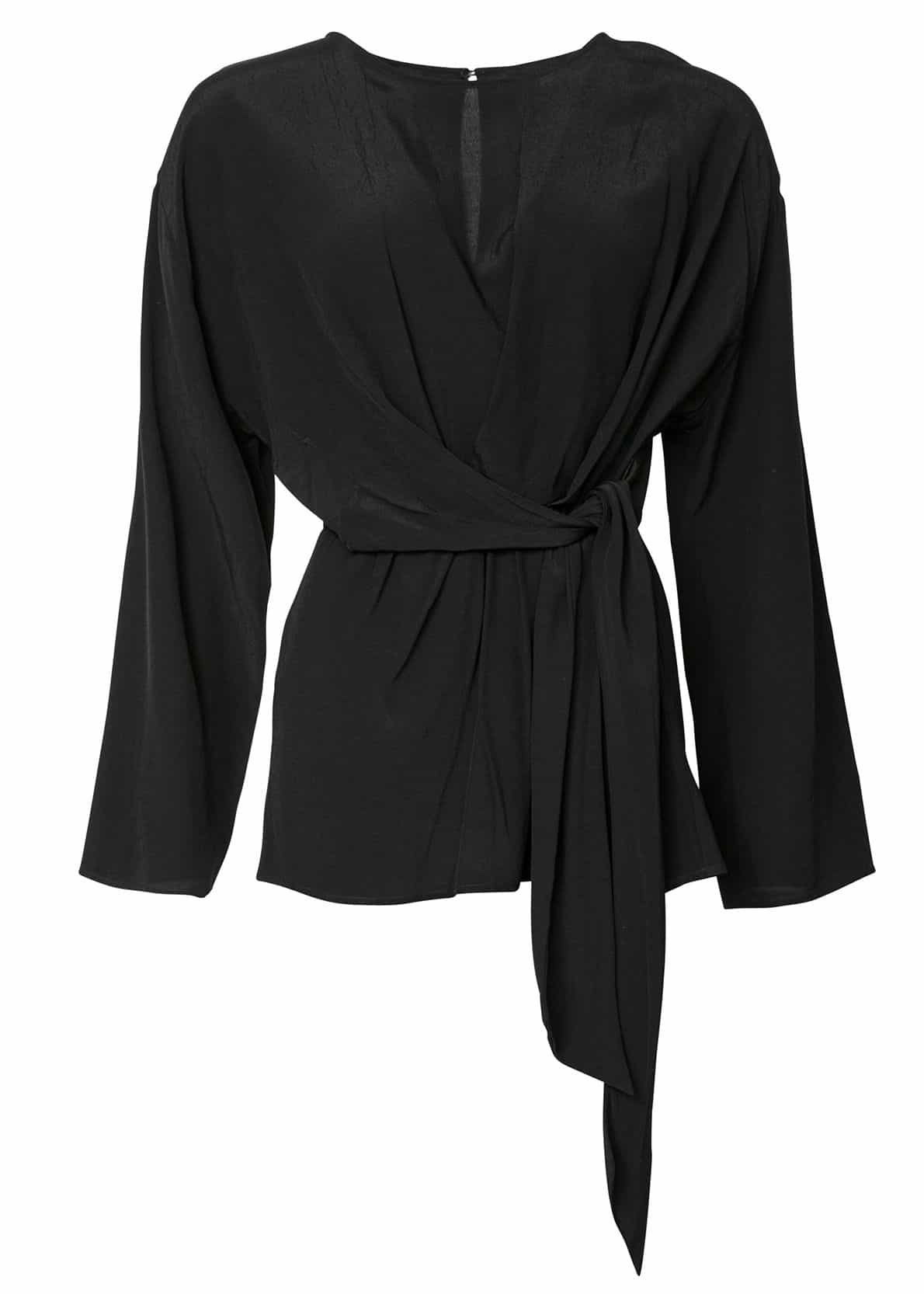 INARA Svart blus - Svart 1 - Indiska