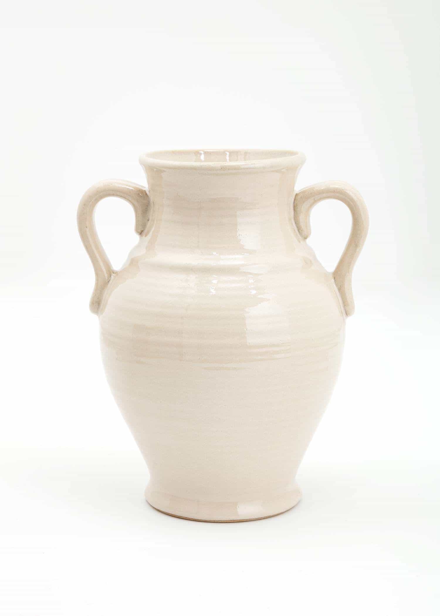 SUNNY Dekorativ vase - Hvit 2 - Indiska