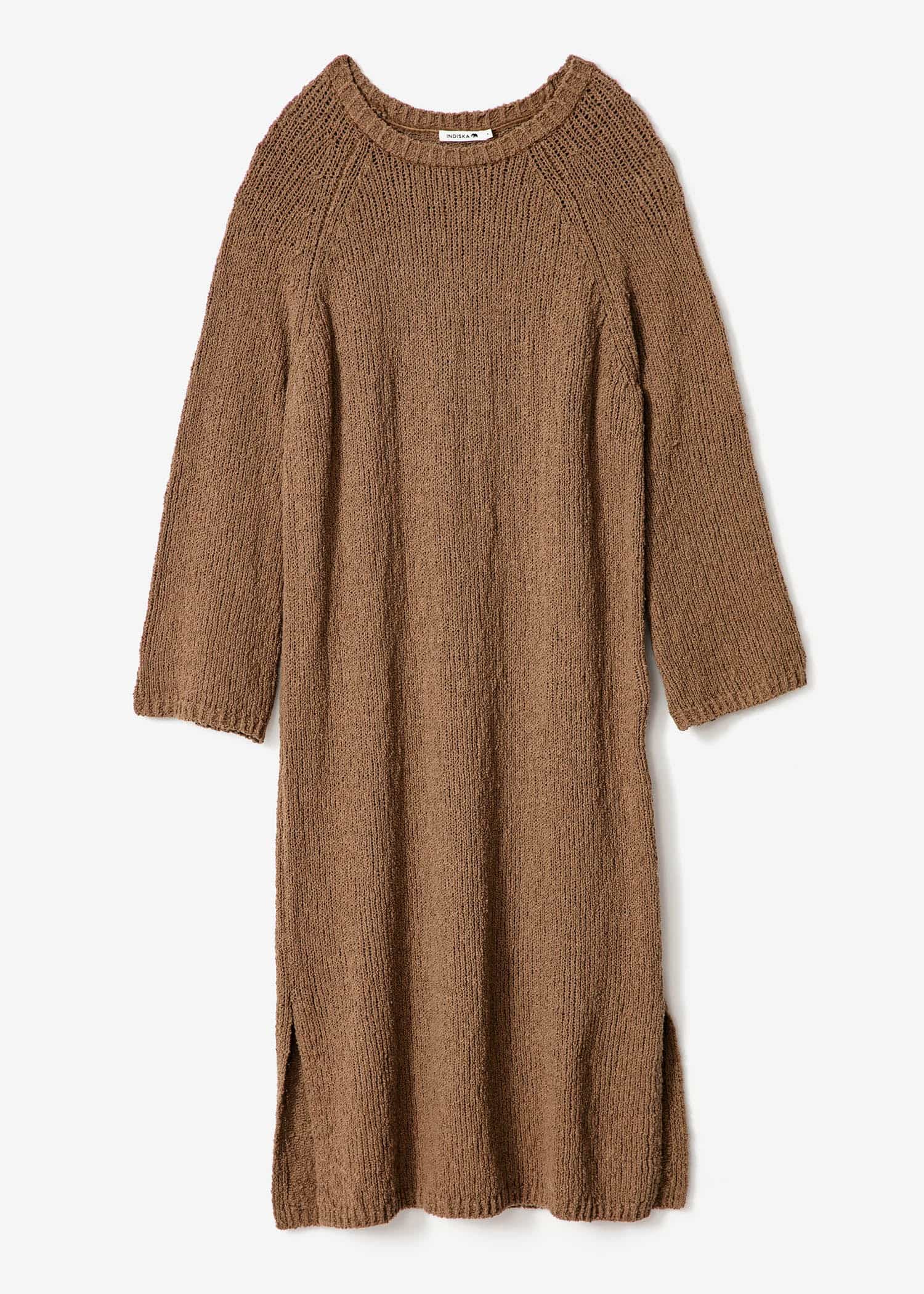 DALPHINE Pitkä neulottu mekko - Beige 1 - Indiska