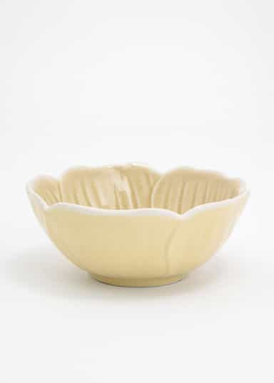 FLOWER Blomformad skål - Beige 1 - Indiska