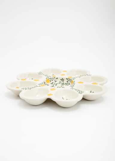 EGGPLATE Handmålat äggfat - Multi 2 - Indiska