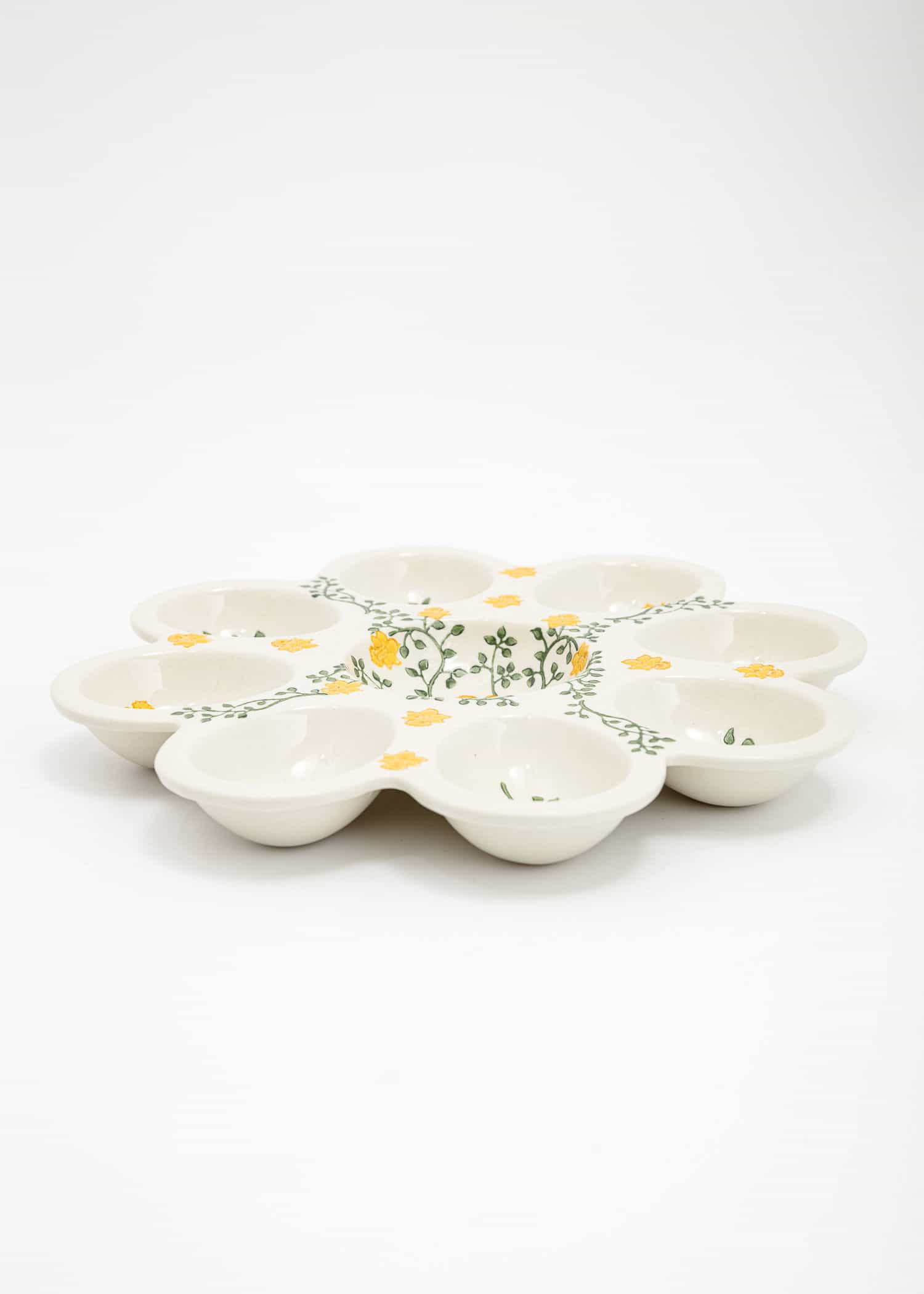 EGGPLATE Handmålat äggfat - Multi 2 - Indiska