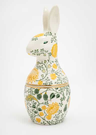 RABBIT Handmålad påskhare - Multi 1 - Indiska