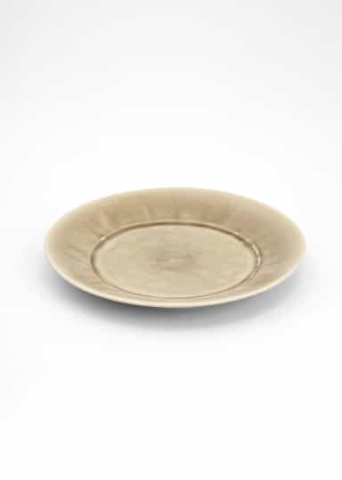 MATHILDA Tallrik i stengods - Beige 1 - Indiska