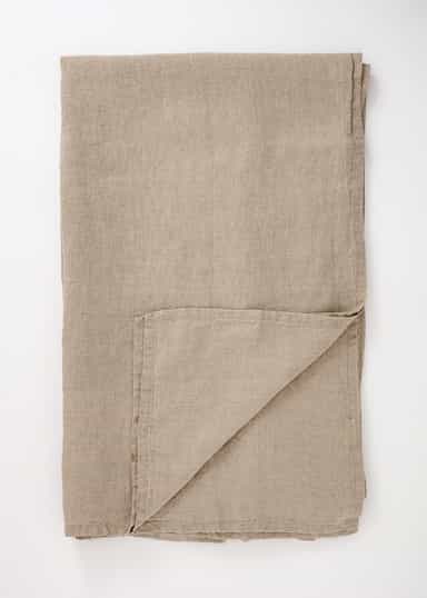 Lin Beige linneduk - Beige 1 - Indiska