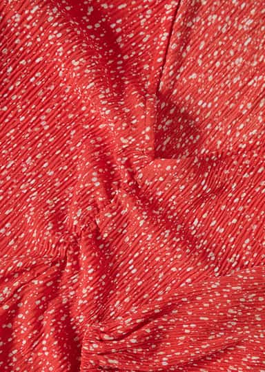 IKA Korallfärgad mönstrad klänning - Rosa 2 - Indiska