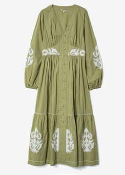 GRETA DRESS  - GREEN
