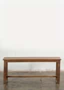 Vintage wood bench 135 - BROWN