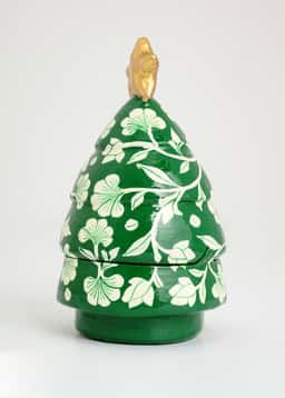 Kashmir Deco Tree box - GREEN