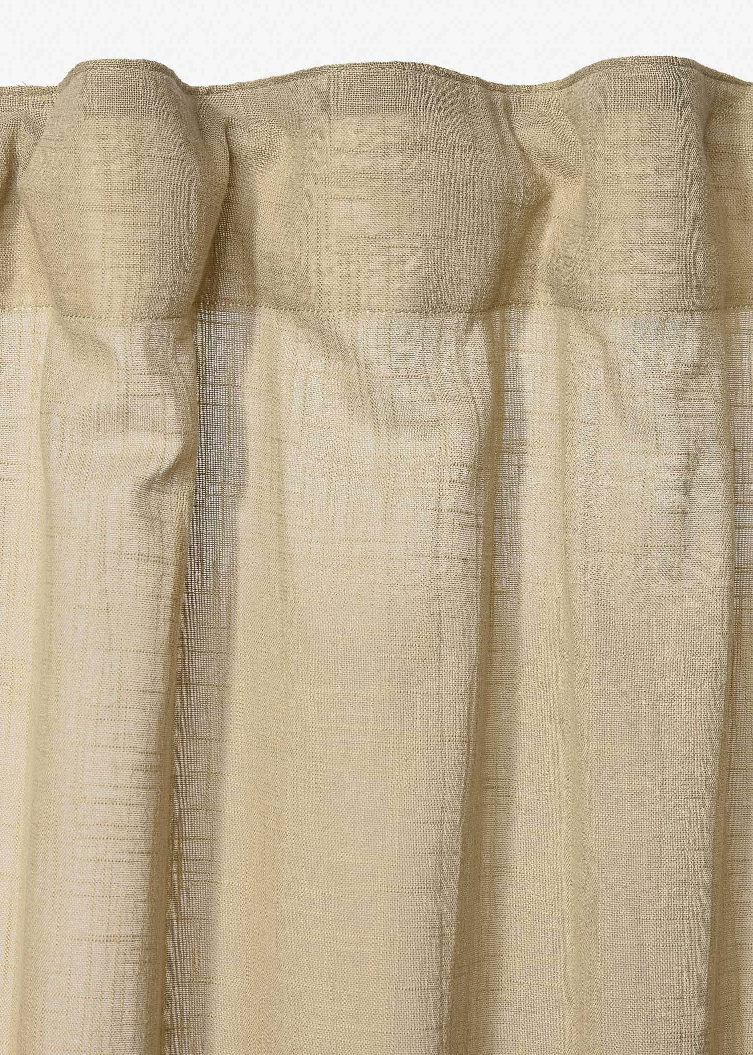 Piper Bomullsgardin 300 x 120 - Grønn 2 - Indiska