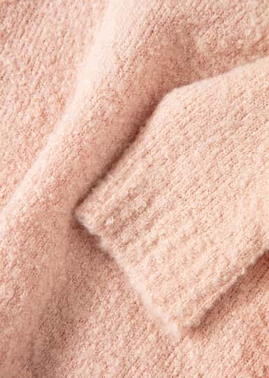 OLIVIA Rosa strikket topp med krage - Rosa 2 - Indiska