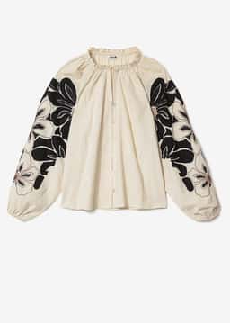 BODILLE BLOUSE - WHITE