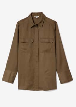 ISLA BLOUSE  - khaki