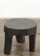 Naga Wood stool	 - DKBROWN