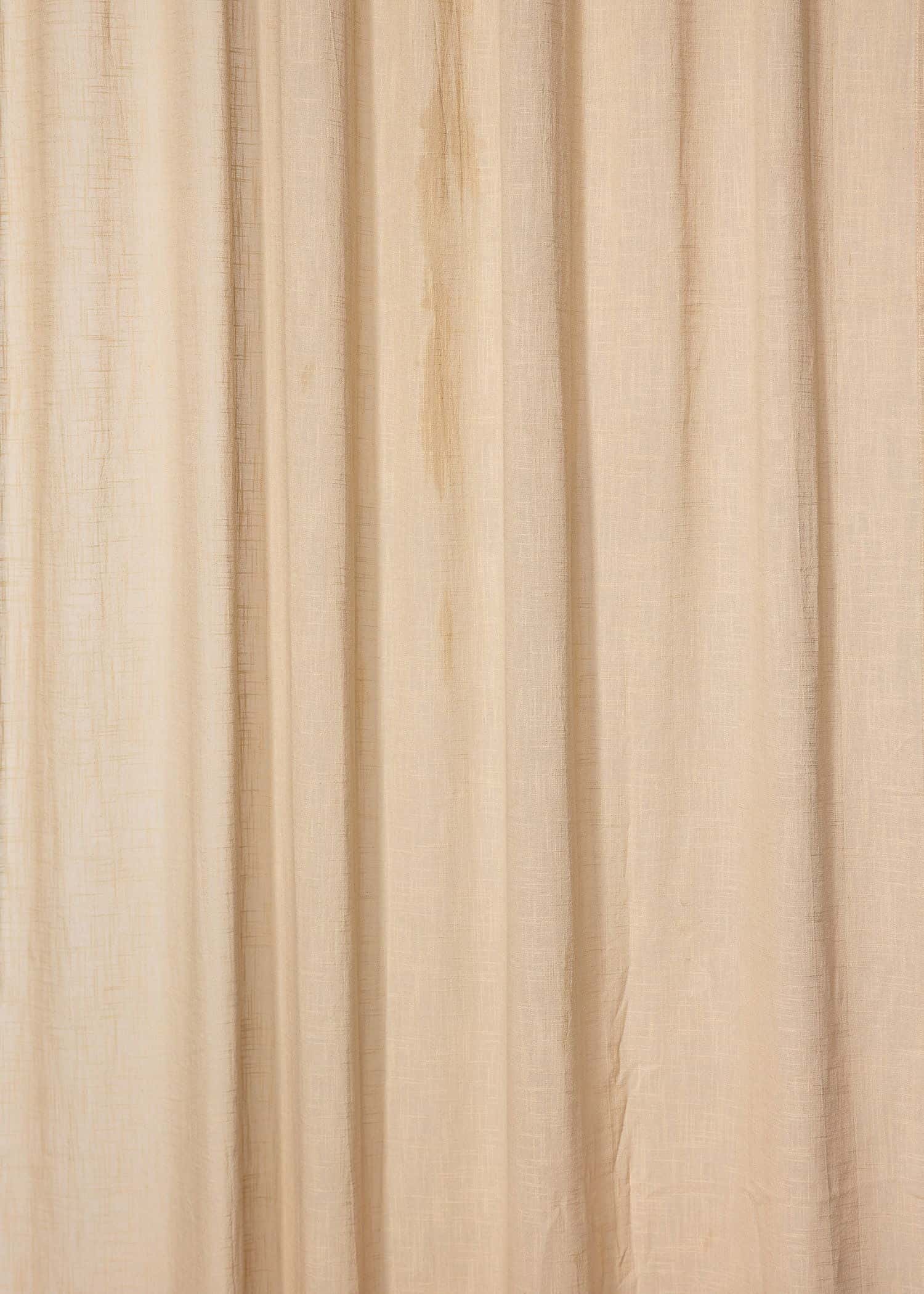 Piper Beige bomullsgardin 250x120 - Beige 4 - Indiska