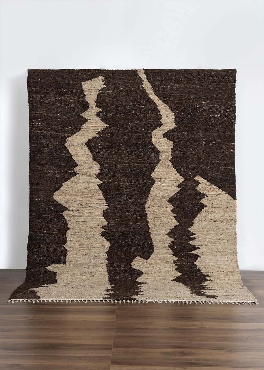 Nora Handvävd matta 200x300 - Beige 3 - Indiska