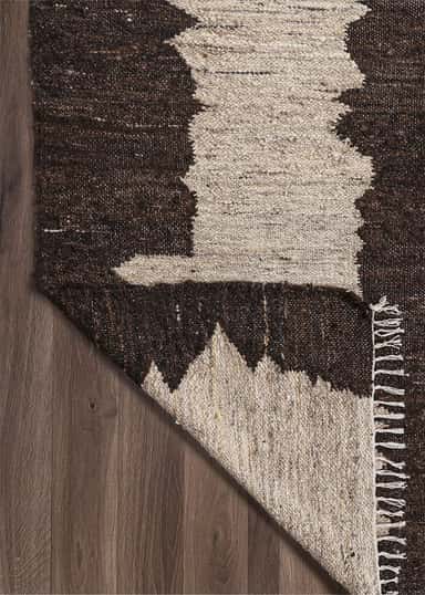 Nora Handvävd matta 200x300 - Beige 6 - Indiska