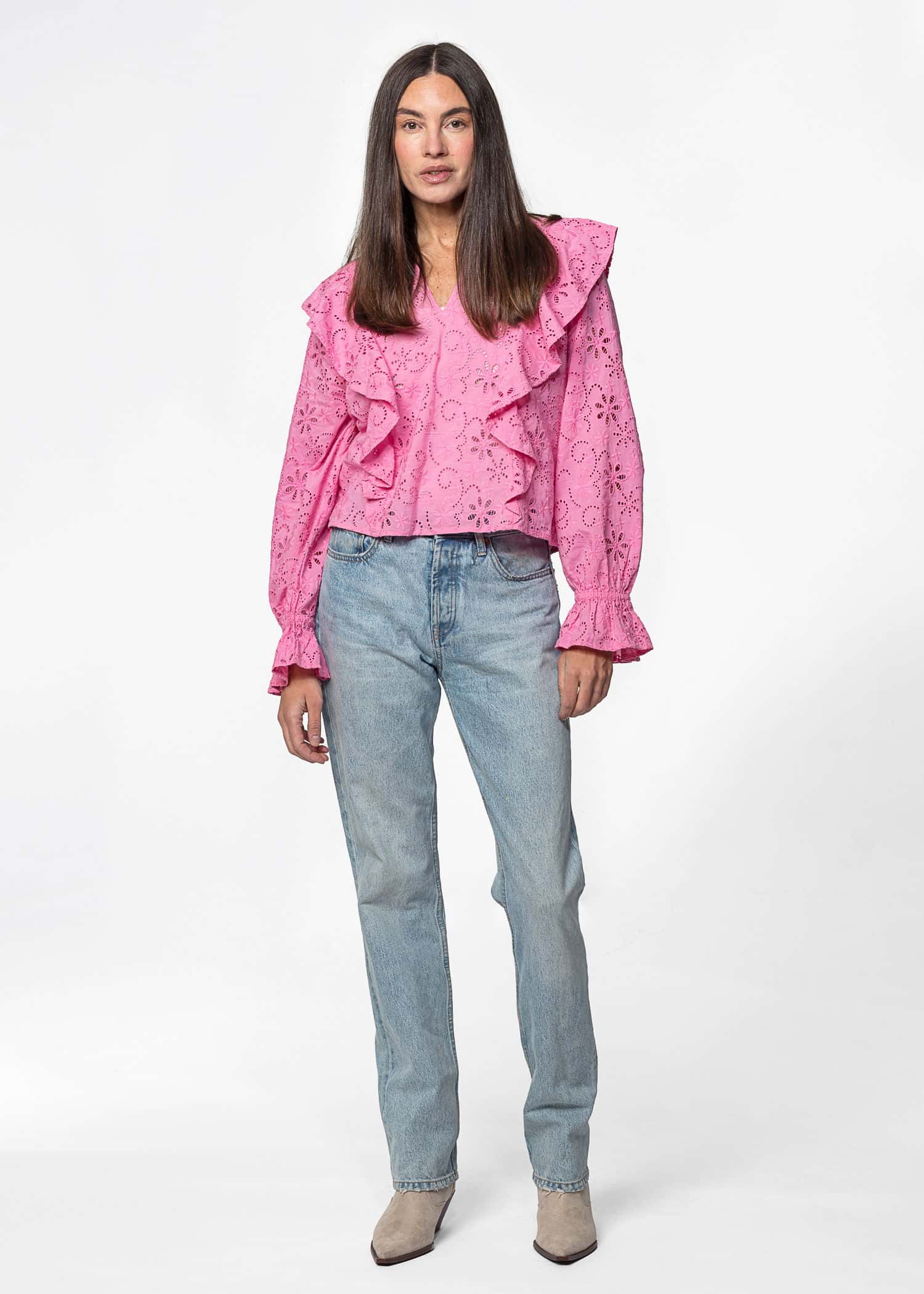 SHIFFLEY Rosa shiffley-bluse - Rosa 4 - Indiska
