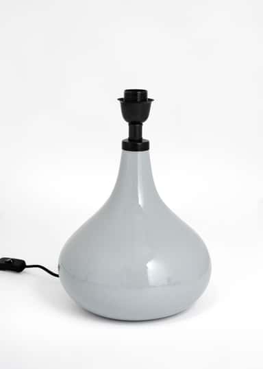 AVA Blå bordslampa i stengods - Blå 2 - Indiska