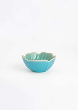 FLOWER MINI BOWL - TURQUOISE