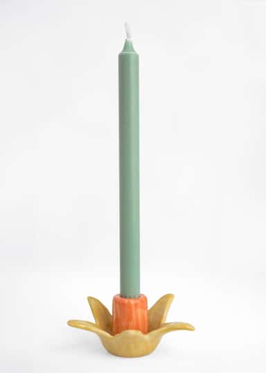 DAFFODIL Tulipanformet lysestake - Oransje 1 - Indiska